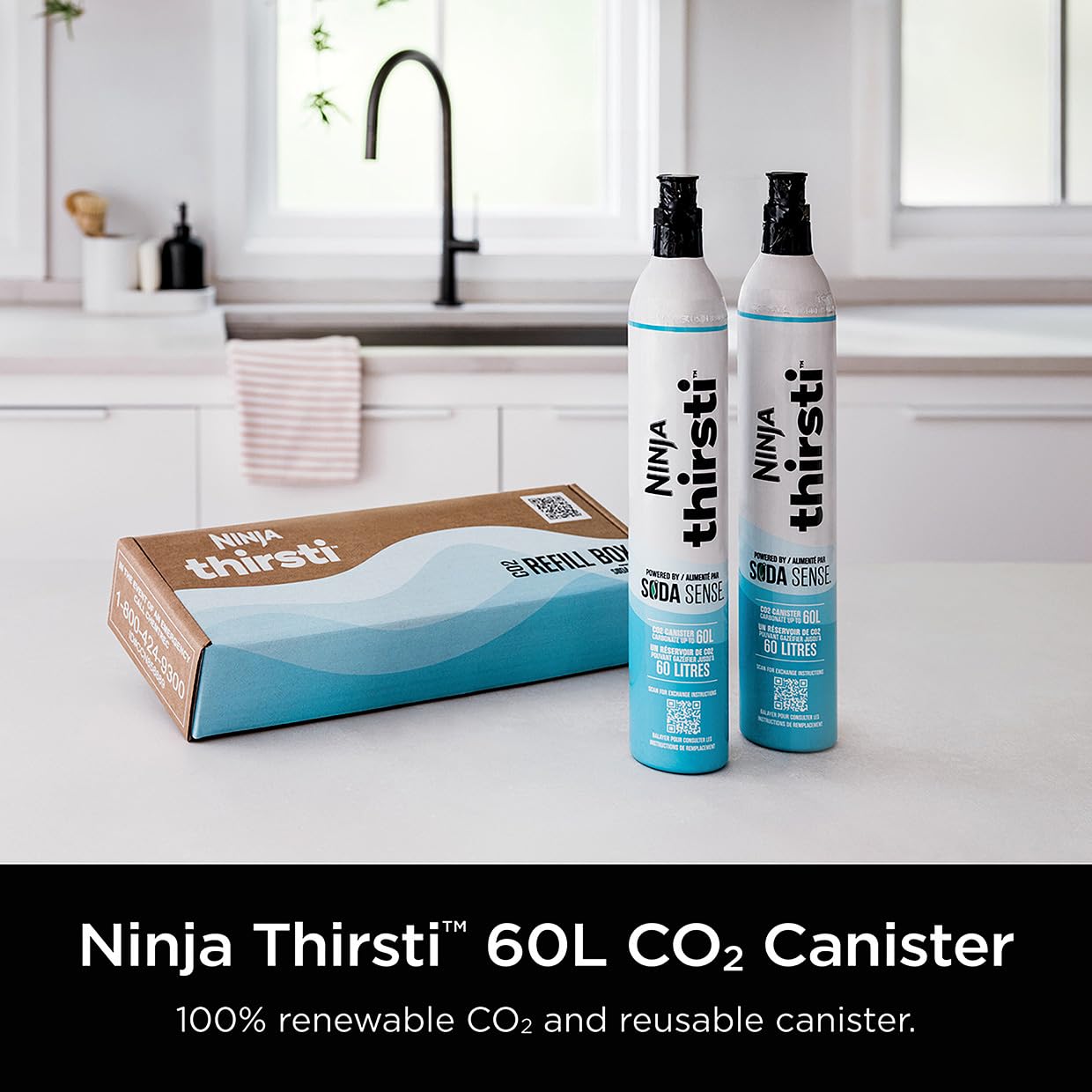 Ninja WCX00CO2 Thirsti 60L CO2 Canister