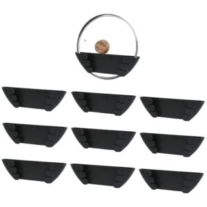 cook with color universal pot lid organizer for cabinet - 5 pack pan lids organizers inside cabinet door wall mount pots top storage organizer rack holder for kitchen, fits 6" to 13.5"
