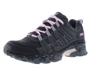 fila country plus womens shoes size 7.5, color: black/pink