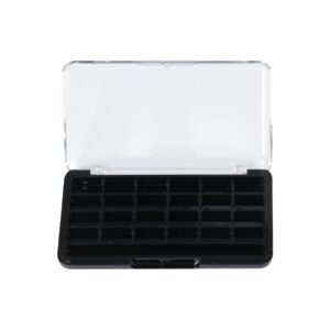 2Pcs Empty Makeup Palette 24 Grids Eyeshadow Palette Refillable Makeup Case Lipstick Container for Lipstick Eyeshadow Blusher Cosmetics