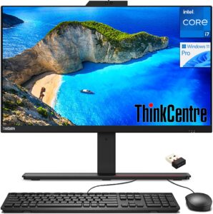 lenovo high performance thinkcentre m90a all-in-one desktop, 23.8" fhd ips desktop, intel core i7-10700 up to 4.8ghz, 16gb ram, 512gb ssd, windows 11 pro, with wireless usb wifi