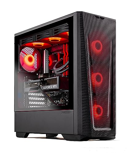 Skytech Gaming Eclipse Lite Gaming PC Desktop – AMD Ryzen 7 7800X3D 4.2 GHz, NVIDIA RTX 4070 Ti, 1TB NVME Gen4 SSD, 32GB DDR5 RAM RGB, 850W Gold PSU, 360mm AIO, 11AC Wi-Fi, Windows 11 Home 64-bit