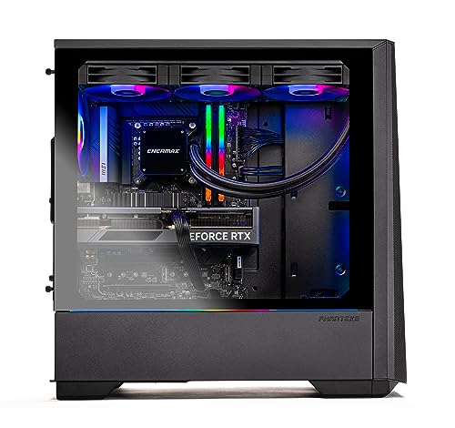 Skytech Gaming Eclipse Lite Gaming PC Desktop – AMD Ryzen 7 7800X3D 4.2 GHz, NVIDIA RTX 4070 Ti, 1TB NVME Gen4 SSD, 32GB DDR5 RAM RGB, 850W Gold PSU, 360mm AIO, 11AC Wi-Fi, Windows 11 Home 64-bit