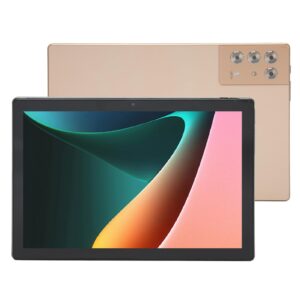 DAUERHAFT Tablet, Dual Speakers 8 Core Front Rear Camera for Android 10.1in Tablet for Work School (US Plug)