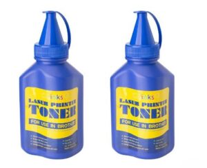 cisinks black universal toner refill alternative for brother tn420 tn450 tn540 tn660 tn720 toner powder - pack of 2