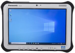 panasonic toughpad fz-g1 mk1, intel i5-3437u 1.9ghz, 10.1 wuxga multi touchdigitizer, 8gb, 128gb ssd, lan port, 4g at&t, camera, wifi, bluetooth, windows 10 pro (renewed)