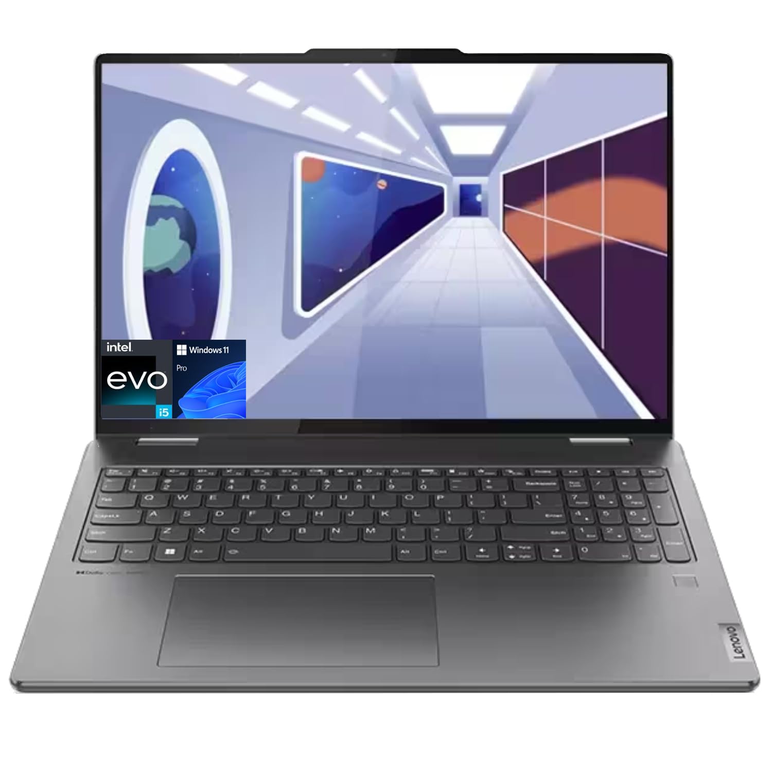 Lenovo Yoga 7i 2-in-1 Touch Laptop, 16" WUXGA IPS Display, 13th Gen Intel Core i5-1335U Up to 4.60 GHz, 8GB DDR5, 512GB PCIe 4.0, WiFi 6E, FP Reader, Thunderbolt 4, Backlit KB, HDMI, Win 11 Pro