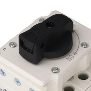 DC Isolator Switch 4P 1000V 32A, Waterproof Solar Disconnect Switch for Outdoor PV System