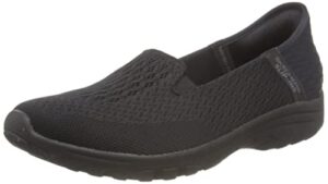 skechers women's go run elevate hot streak basket, us women, reggae black black, 6 au