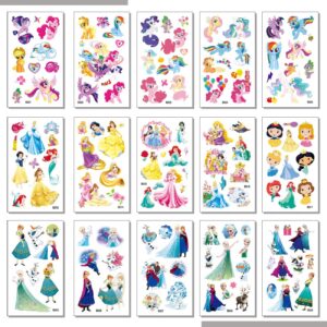 60 Sheets Temporary Tattoo fake tattoos Cute pattern stickers markers for Kids Toddlers Children Boys Girls