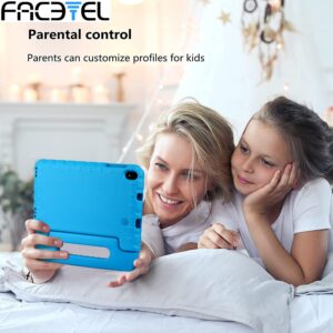 FACETEL Kids Tablet 8 inch Android 13 Tablet for Kids 7GB RAM 64GB ROM TF 512GB Parental Control, Puzzle Game, Bluetooth 5.0, Education, Dual Camera, Toddler Tablet with 3600mAh Netflix YouTube, Blue