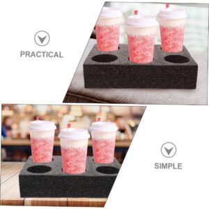 2pcs Milk Tea Cup Holder Sofa Cup Holder Drink Tray for Fridge Drink Carrier Packing Cup Tray Beverage Takeout Bag Beverage Takeout Holders Cup Carrier Bottle Rack epe re-usable