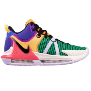 Nike Lebron Witness 7 VII Unisex Basketball Shoes Vivid Purple/Sea Coral/Oxygen Size 9.5M/11W