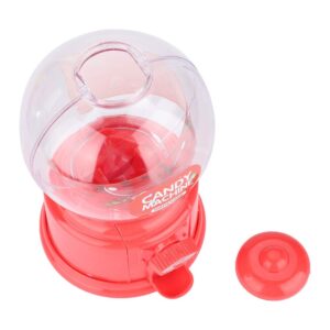 Alomejor Candy Machine Small Portable Candy Dispenser Mini ABS Machine Candy Twisting Machine Money Bank (Red)