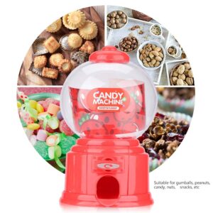 Alomejor Candy Machine Small Portable Candy Dispenser Mini ABS Machine Candy Twisting Machine Money Bank (Red)