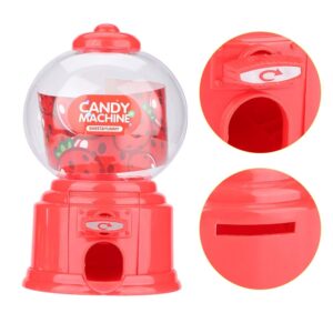 Alomejor Candy Machine Small Portable Candy Dispenser Mini ABS Machine Candy Twisting Machine Money Bank (Red)