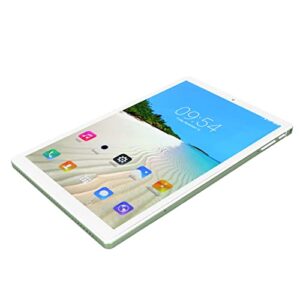 Kufoo Green Tablet, 100‑240V 4GB RAM 64GB ROM 10.1 Inch IPS 5G WiFi HD Tablet for Work (US Plug)