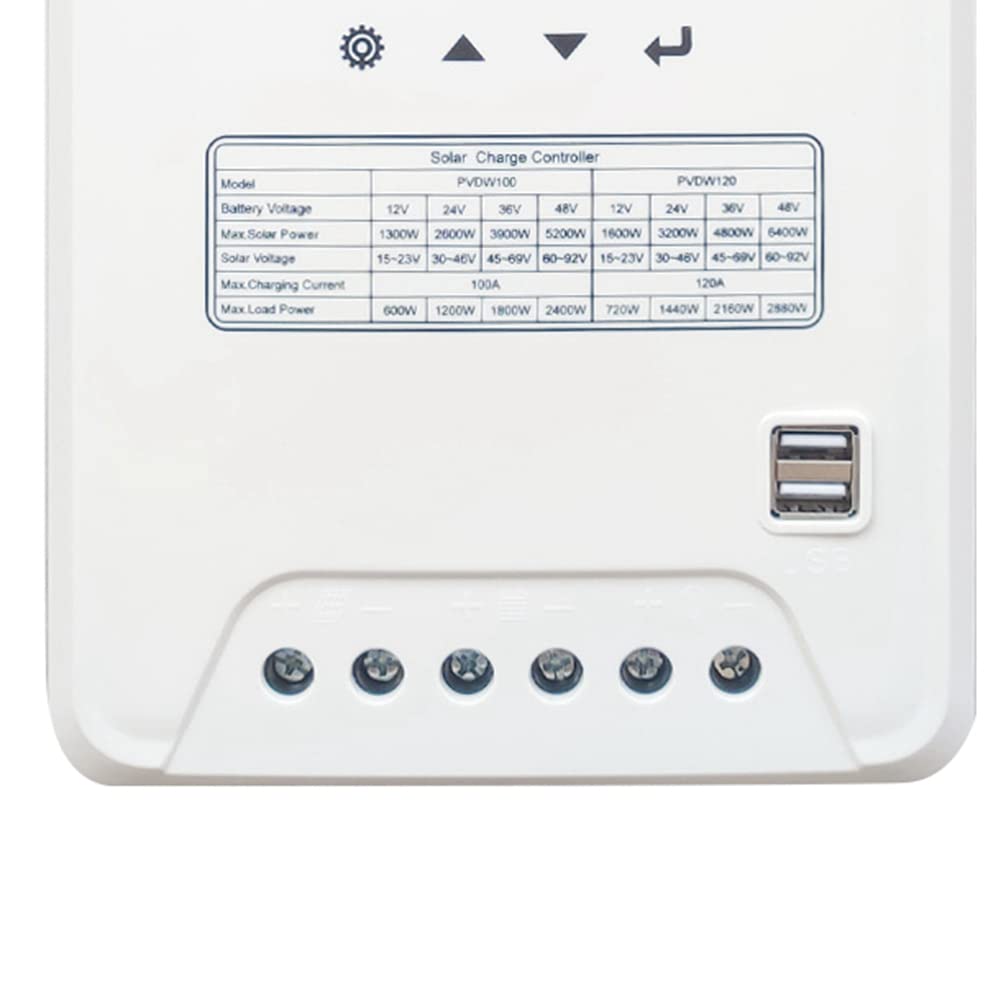 PRIZOM Solar Controller 12V 60A Photovoltaic Charger Lithium Lead Acid Activation Charger Controller