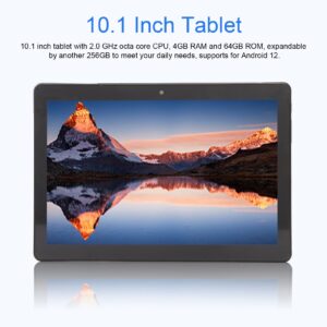 Gugxiom 10.1 Inch Tablet, IPS HD Display, 1920x1200 Resolution, 4GB RAM 64GB ROM, Octa Core CPU, with Bluetooth Headset, Dual Camera, for Work Study Home Office (US Plug)