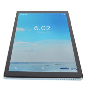 Gugxiom 10 Inch Tablet, 6GB RAM 128GB ROM, Android 10.1 Tablet, 5MP Camera, Quad Core Processor 2.4G 5GHZ WiFi 6800mAh Battery IPS HD Touchscreen (Blue)