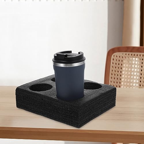 Homoyoyo 2pcs Drinks Beverages Coffee Tray Coffee Mug Takeout Coffee Cup Holder Food Drink Holder Outdoor Cup Trays Cup Fixing Holder Takeout Cup Tray Packing Trays Epe Bracket Car