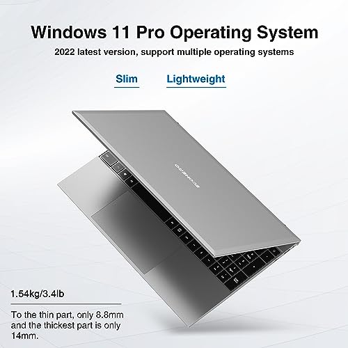 ECOHERO Laptop Computer, 12GB DDR4 RAM/256GB SSD, 14 inches FHD (1920 x 1080) IPS Display, Win-11 Laptops Computers, 2.4G/5G WiFi and BT4.2