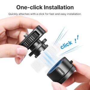 ULANZI Select Go Quick II to 1/4" Adapter - 1/4" Thread Go Quick II Base + 1/4" Screw QR Cover Compatibe with Go Quick II Seriese Selfie Stick/Tripod/Monopod/Compact Camera/Phone/Led Video Light