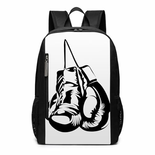 WGNNVOT Boxing Gloves Casual Laptop Backpack Travel Camping Bags For Women Men