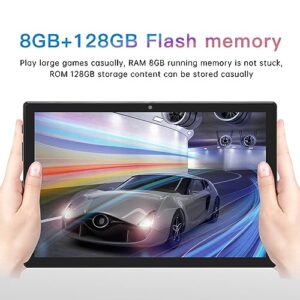 10.1 Inch Tablet, 8MP 13MP Tab M10 Tablet 8GB 128GB Dual SIM Dual Standby for Android 11 for Study (Gray)