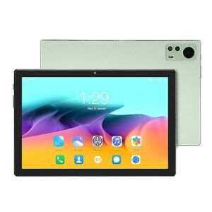 10.1 inch tablet, 8mp 13mp tab m10 tablet 8gb 128gb dual sim dual standby for android 11 for study (green)
