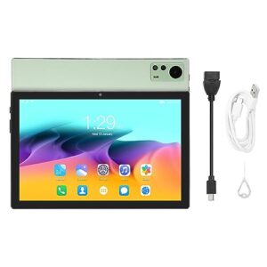 10.1 Inch Tablet, 8MP 13MP Tab M10 Tablet 8GB 128GB Dual SIM Dual Standby for Android 11 for Study (Green)