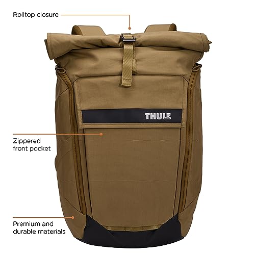 Thule Paramount 24L Backpack - Commuter Backpack with Padded Laptop Sleeve - Fits 16" laptops and 12" Tablets - Thoughtful Layout and Organization