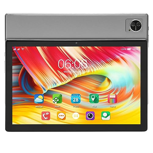 Airshi Business Tablet, 10.1 Inch FHD Gaming Tablet US Plug 100‑240V 8GB RAM 256GB ROM Dual Camera for School (#3)