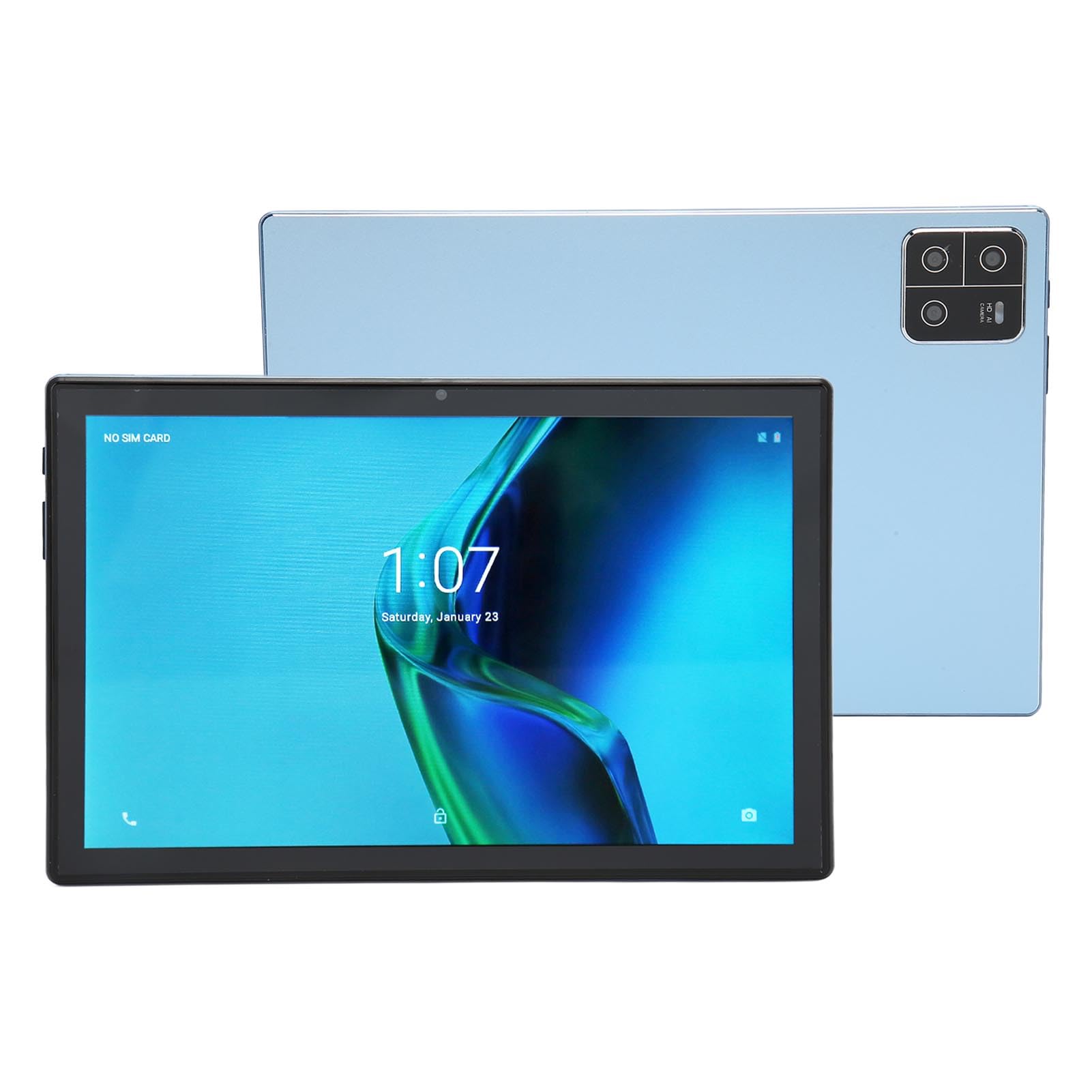 Airshi 10.1 Inch Tablet, 8GB RAM 128GB ROM 5G WiFi Octa CPU 4G LTE Tablet PC 13MP Rear Camera for Business for Work (Blue)