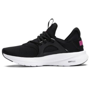 puma womens softride enzo evo running sneakers shoes - black - size 8 m