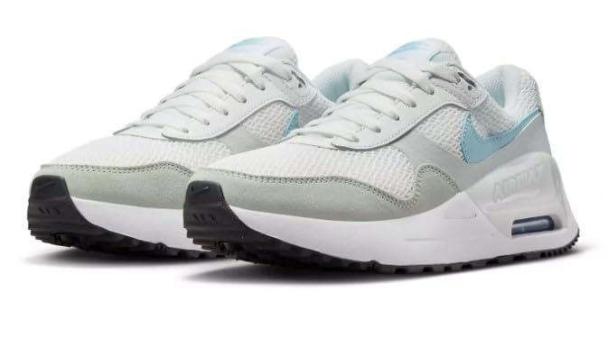 Nike Air Max SYSTM Women's Running Shoes (Summit White/Ocean Bliss, us_Footwear_Size_System, Adult, Women, Numeric, Medium, Numeric_10)