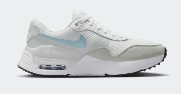 Nike Air Max SYSTM Women's Running Shoes (Summit White/Ocean Bliss, us_Footwear_Size_System, Adult, Women, Numeric, Medium, Numeric_10)