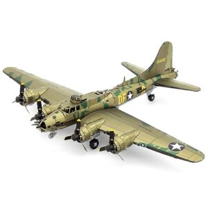 metal earth b-17 flying fortress color 3d metal model kit fascinations