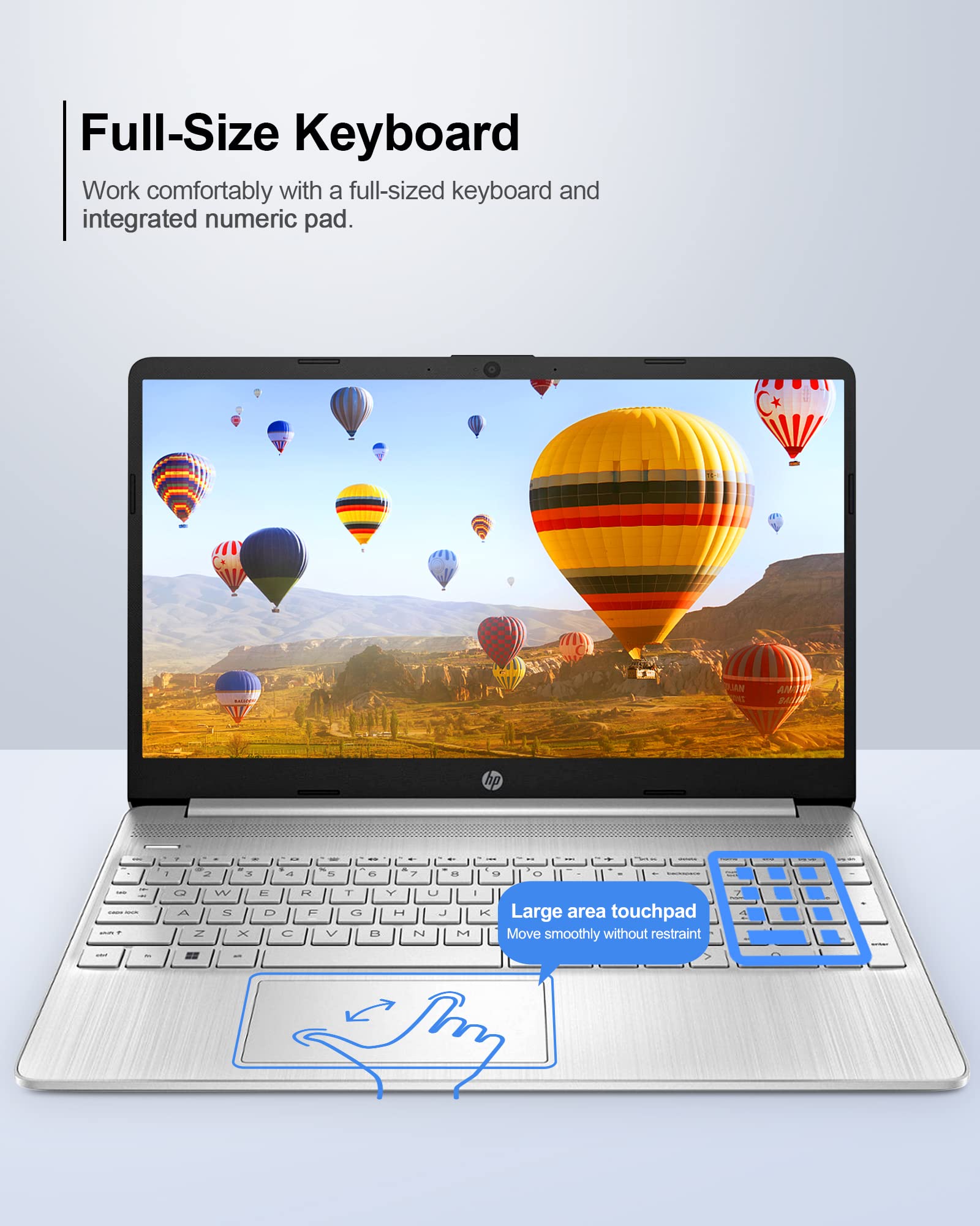 HP 2023 Newest 15.6" Touchscreen Laptop, Intel Core i3-1115G4 Processor Up to 4.1GHz, 16GB RAM, 1T SSD, Intel Iris Xe Graphics, Thin & Portable, 11 H Battery Life, Anti-Glare, Windows 11 Home S