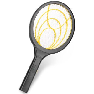 mafiti electric fly swatter fly killer mosquito zapper bug zapper racket for indoor outdoor 2aa batteries not included