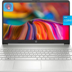 HP 2023 Newest Laptop, 15.6" Touchscreen Display, Intel Core i3-1115G4, 16GB RAM, 512GB SSD, Fast Charge, Intel UHD Graphics, Wi-Fi, Bluetooth, Webcam, Thin & Portable, Windows 11 Home in S Mode