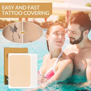 Tattoo Cover Up, Ultra-Thin Tattoo Cover Up Tape, Breathable and Waterproof Skin Concealing Tape, 6 Pcs