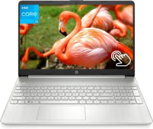 hp 2023 newest 15.6" touchscreen laptop, 16gb ram, 512gb ssd, intel core i3-1115g4 processor, 11 h battery life, wi-fi, bluetooth, webcam, hdmi, windows 11 home in s mode