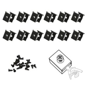 6 pairs ho scale 1:87 coupler pocket cover coupler box lid with screws for freight car trains railroad hp37ho(box)