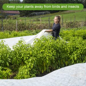 Cookmaster Plant Covers Freeze Protection, 10x33FT Frost Cloth Plant Freeze Protection, Garden Floating Row Covers for Raised Beds/Vegetables Insect/Winter Frost