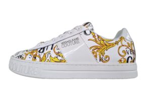 versace jeans couture women court 88 sneakers white 6.5 us