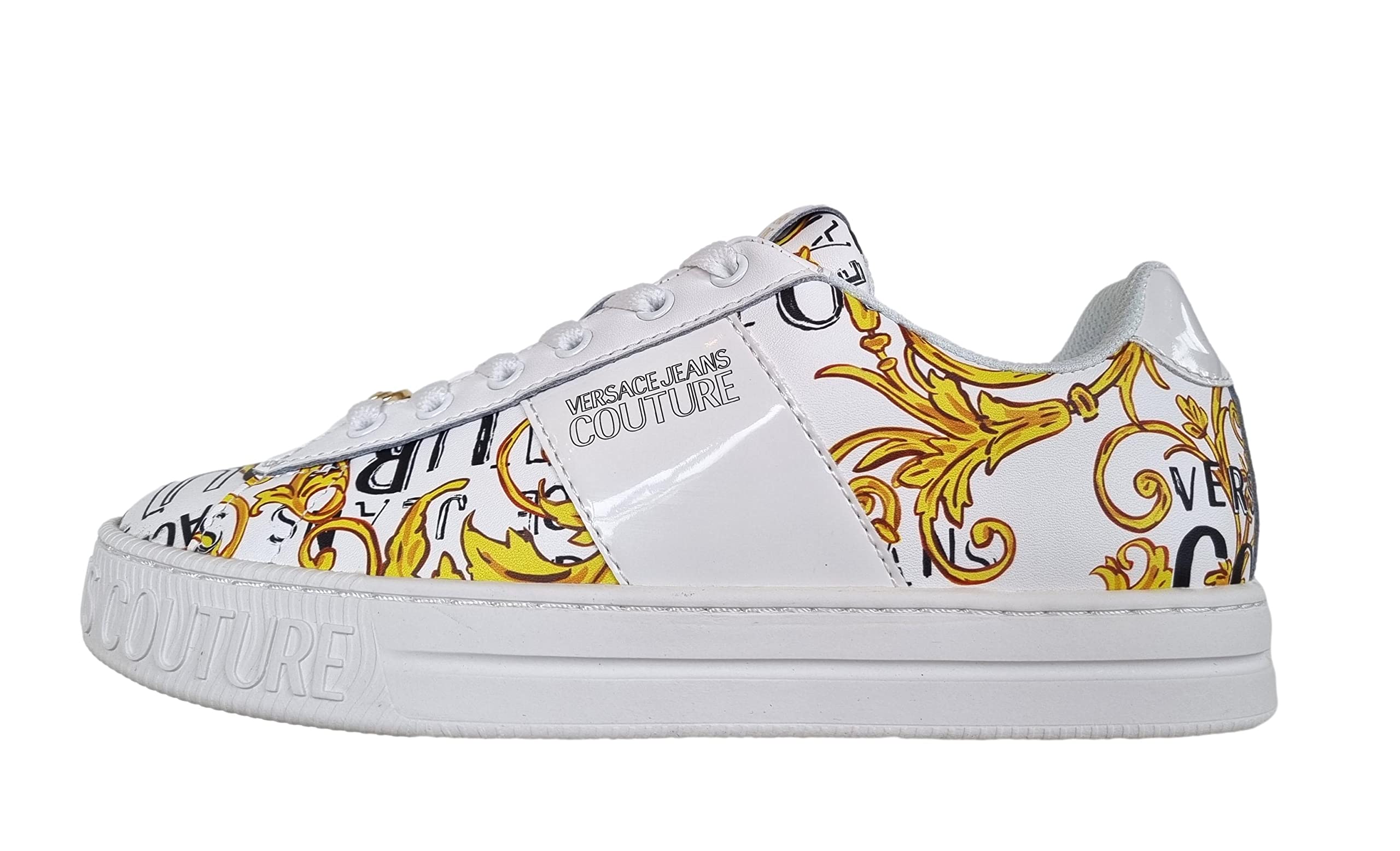 VERSACE JEANS COUTURE Women Court 88 Sneakers White 6.5 US