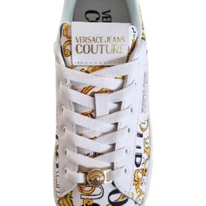 VERSACE JEANS COUTURE Women Court 88 Sneakers White 6.5 US