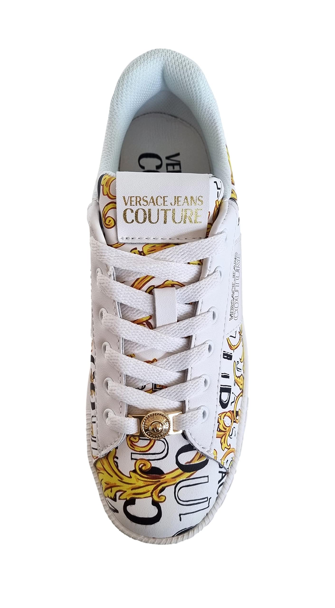 VERSACE JEANS COUTURE Women Court 88 Sneakers White 6.5 US