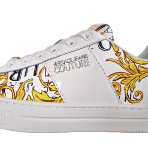 VERSACE JEANS COUTURE Women Court 88 Sneakers White 6.5 US